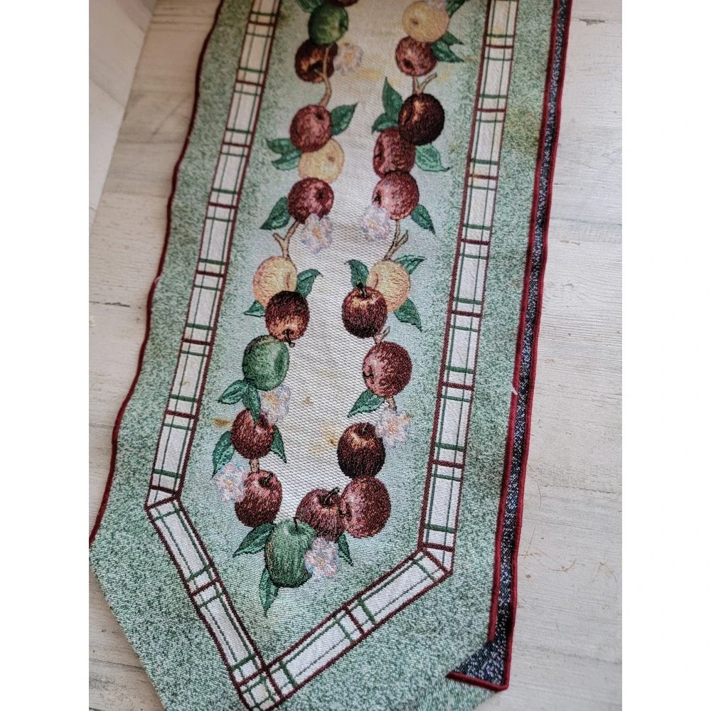 Vintage Apple‎ Fall table runner Castle cloth decorative harvest home decor